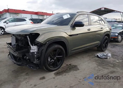 2025 Volkswagen Atlas Cross Sport 2.0T Sel R-Line Black z USA, uszkodzony, nr VIN 1V2AE2CA4SC223843